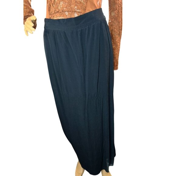 LOFT Dresses & Skirts - LOFT Womens Lined Maxi Skirt Size S Black Minimalist Chic Feminine